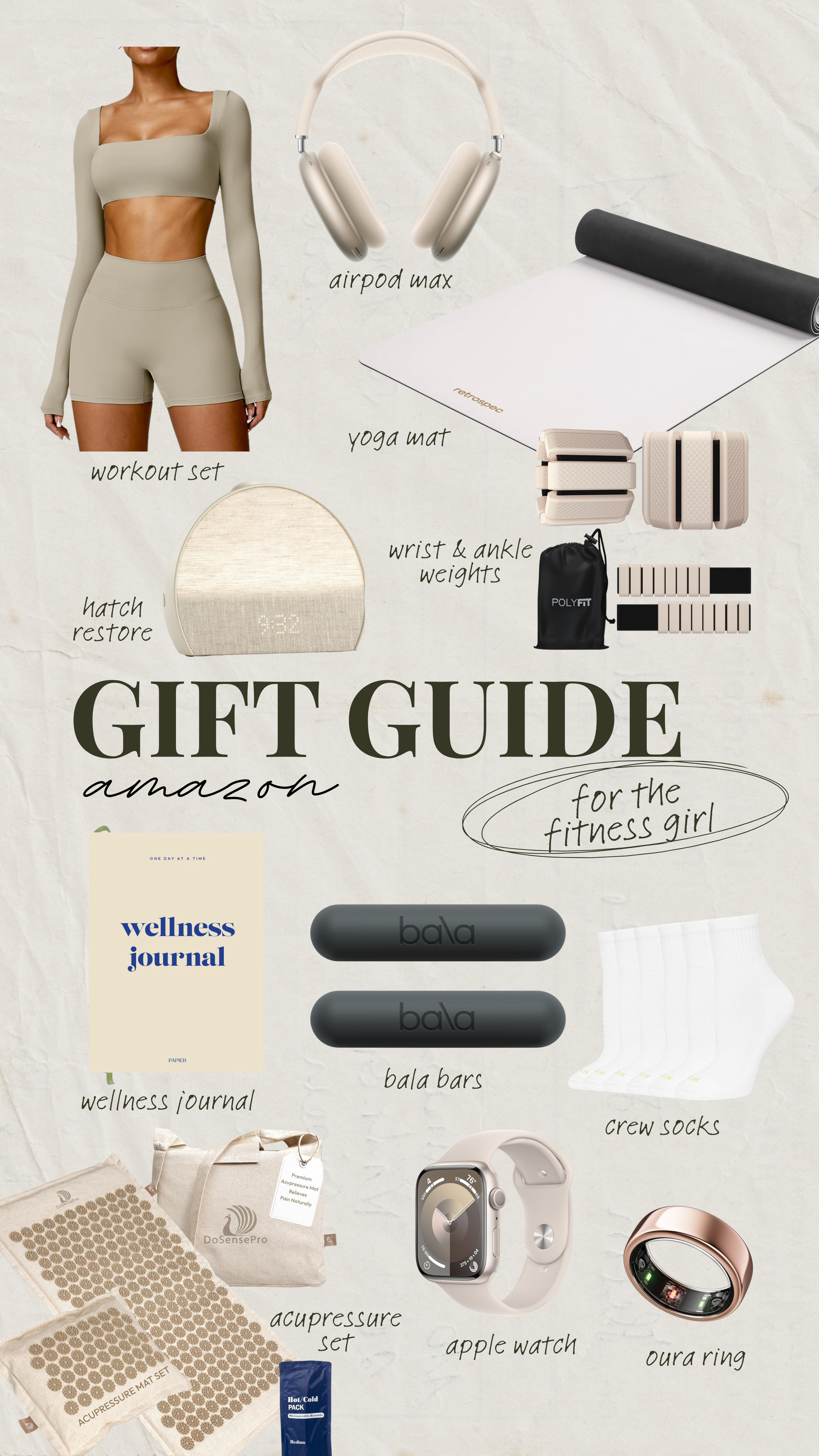 gift guide for the fitness girl!

gift guide, fitness girl, gym girl, gifts for her, holiday gifts, yoga girl 

 #LTKGiftGuide #LTKHoliday #LTKfitnessgoals