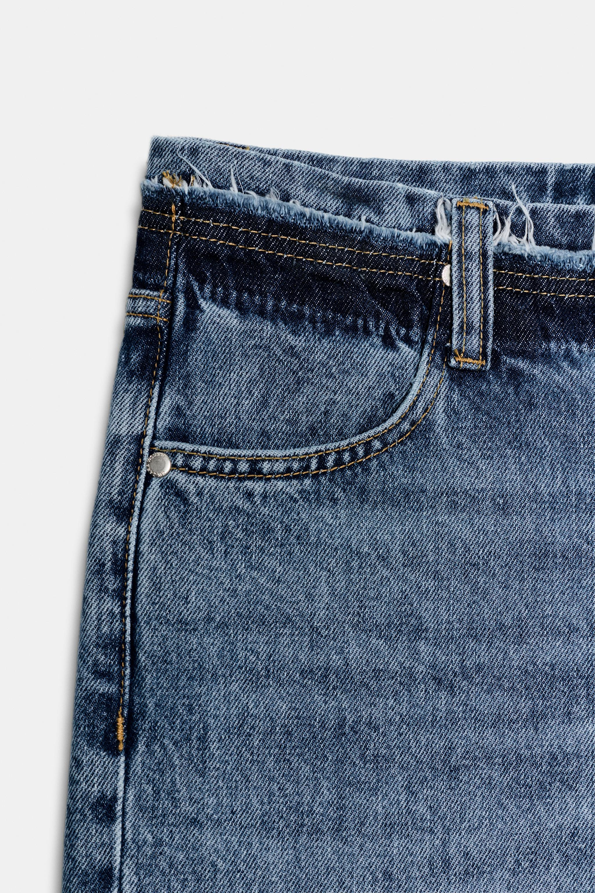 ZW COLLECTION LOW-RISE STRAIGHT JEANS | Zara UK