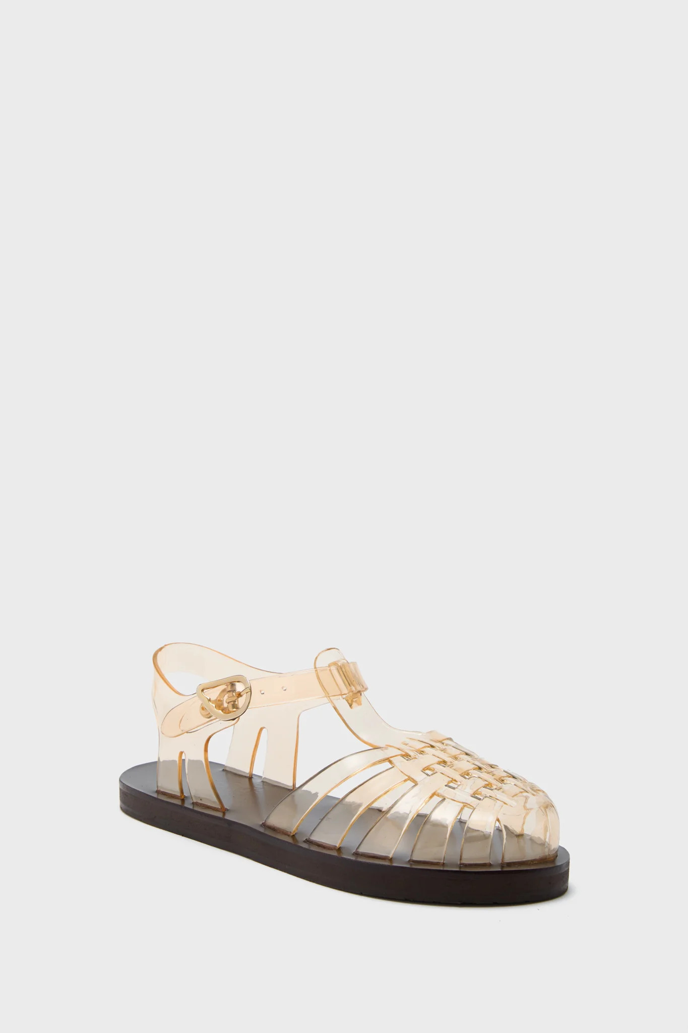 Clear Caramel Homeria Jelly Sandals | Tuckernuck (US)