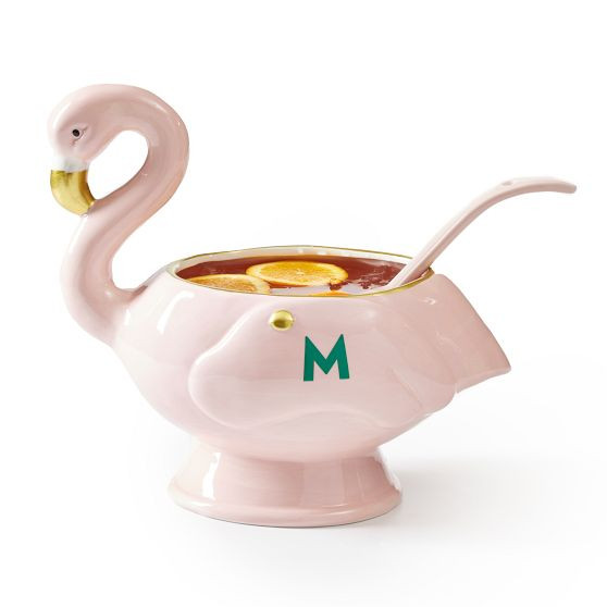 Flamingo Punch Bowl and Ladle Set | Mark and Graham