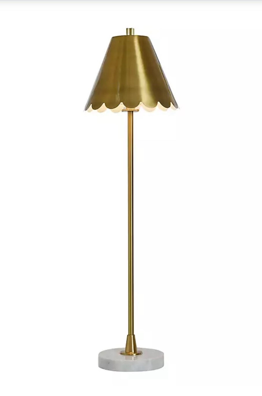 Gold scalloped lamp shade 36"

#LTKGiftGuide #LTKHome #LTKCyberWeek