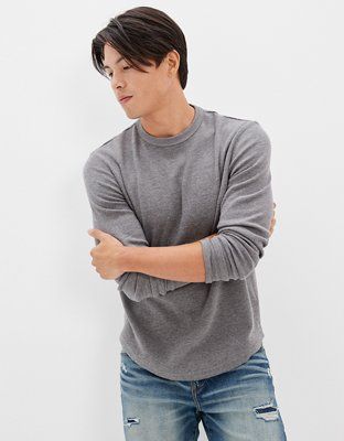 AE Super Soft Long-Sleeve Thermal Shirt | American Eagle Outfitters (US & CA)