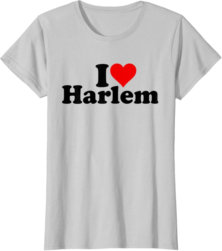 I LOVE HEART HARLEM T-Shirt | Amazon (US)
