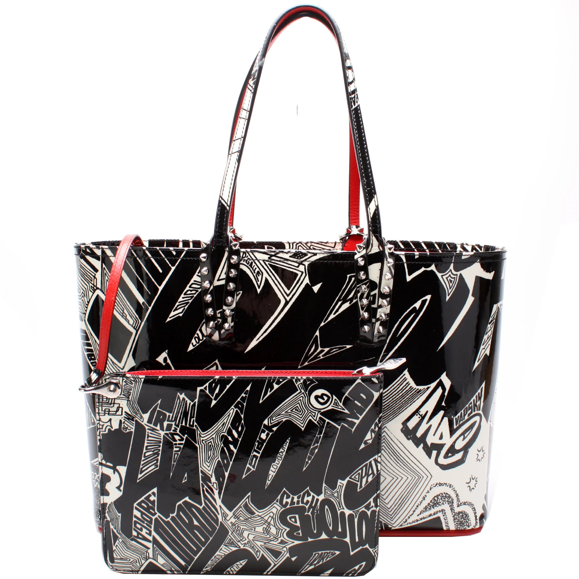 Cabata Small Tote W/ Pouch Nicograf | Keeks Designer Handbags