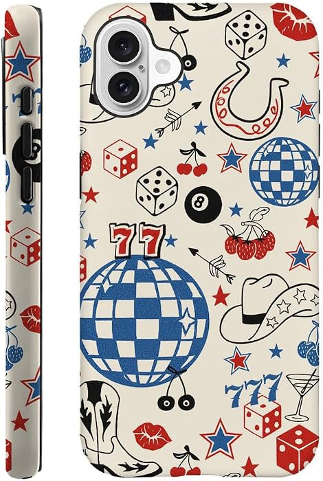 Case Compatible with iPhone 16 Plus,Hybrid 2-Layer Hard Shell,Shockproof Soft for Girl Women,Clas... | Amazon (US)