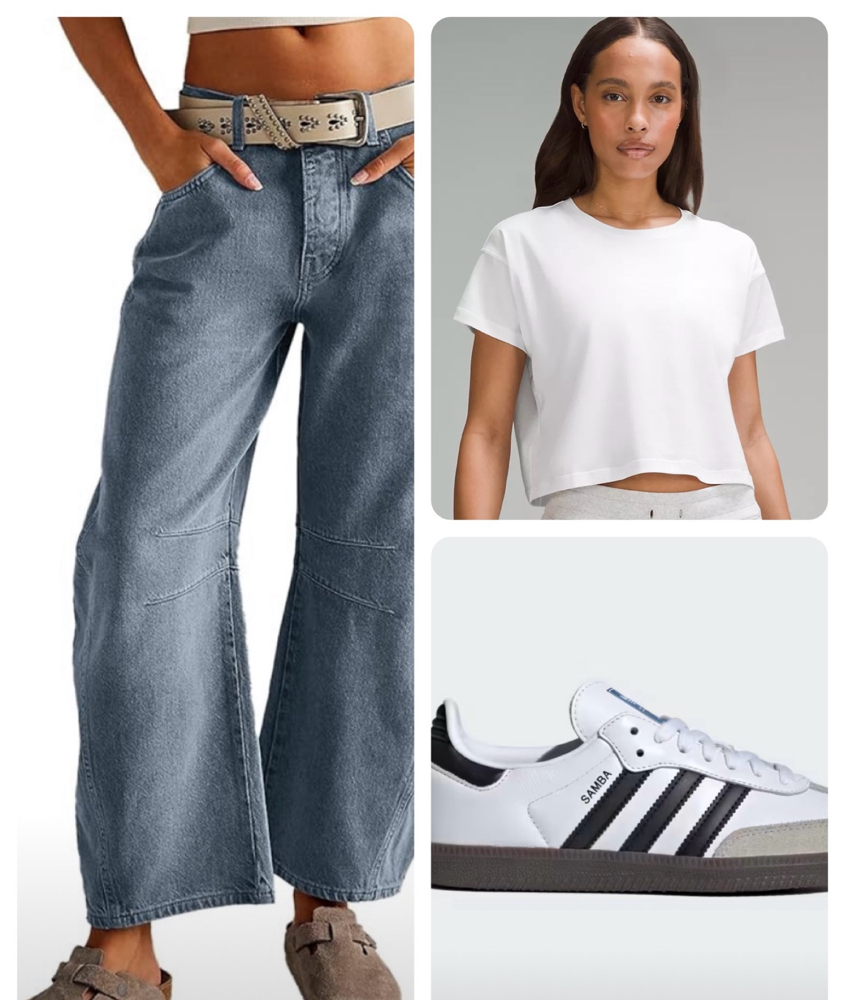 Super cute casual look. I hear barrel jeans are on their way back in.  

#LTKActive #LTKOver40 #LTKStyleTip