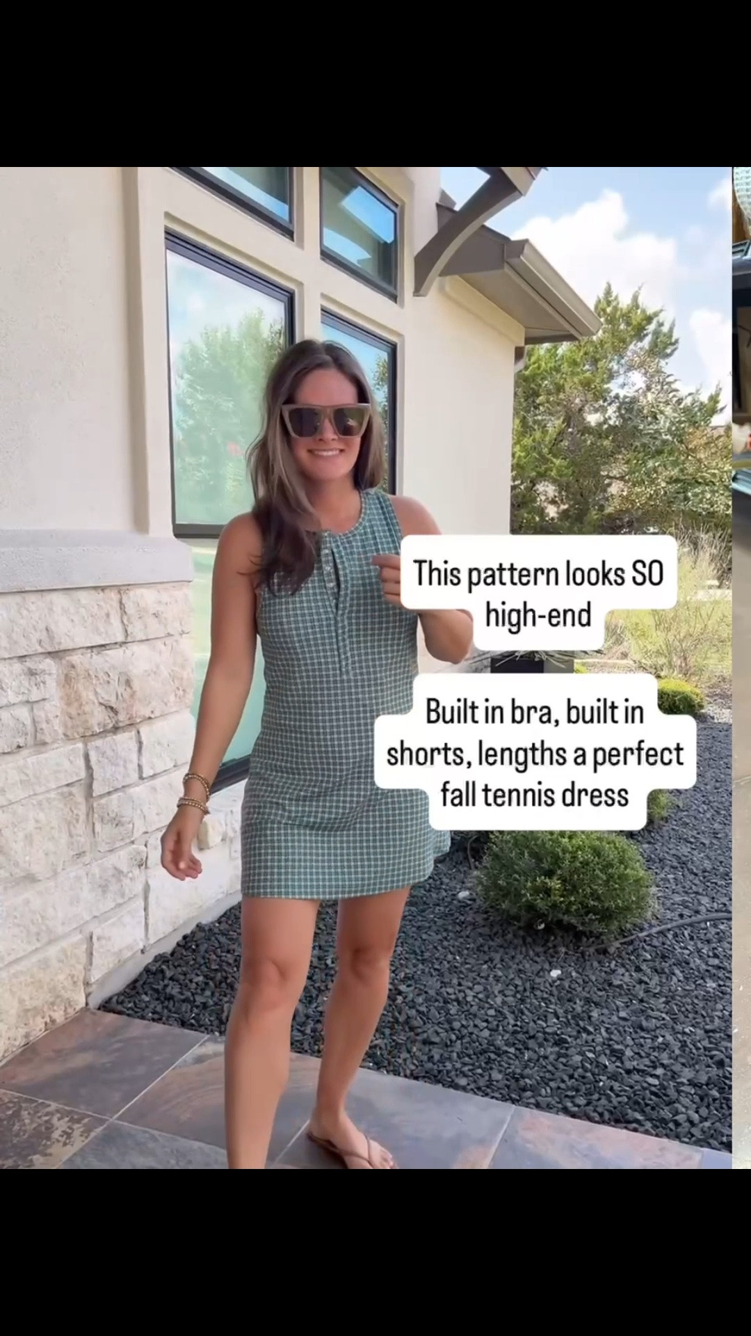 This is a perfect early fall tennis dress from @abercrombie! Built in bra, built in shorts you can pull down to use the restroom, comes in lengths and fit is amazing! I’m 5’3 in a large petite but really needed my normal M petite. #abercombie #labordaysales #tennisdress #athleisure

#LTKootd #LTKSeasonal #LTKActive