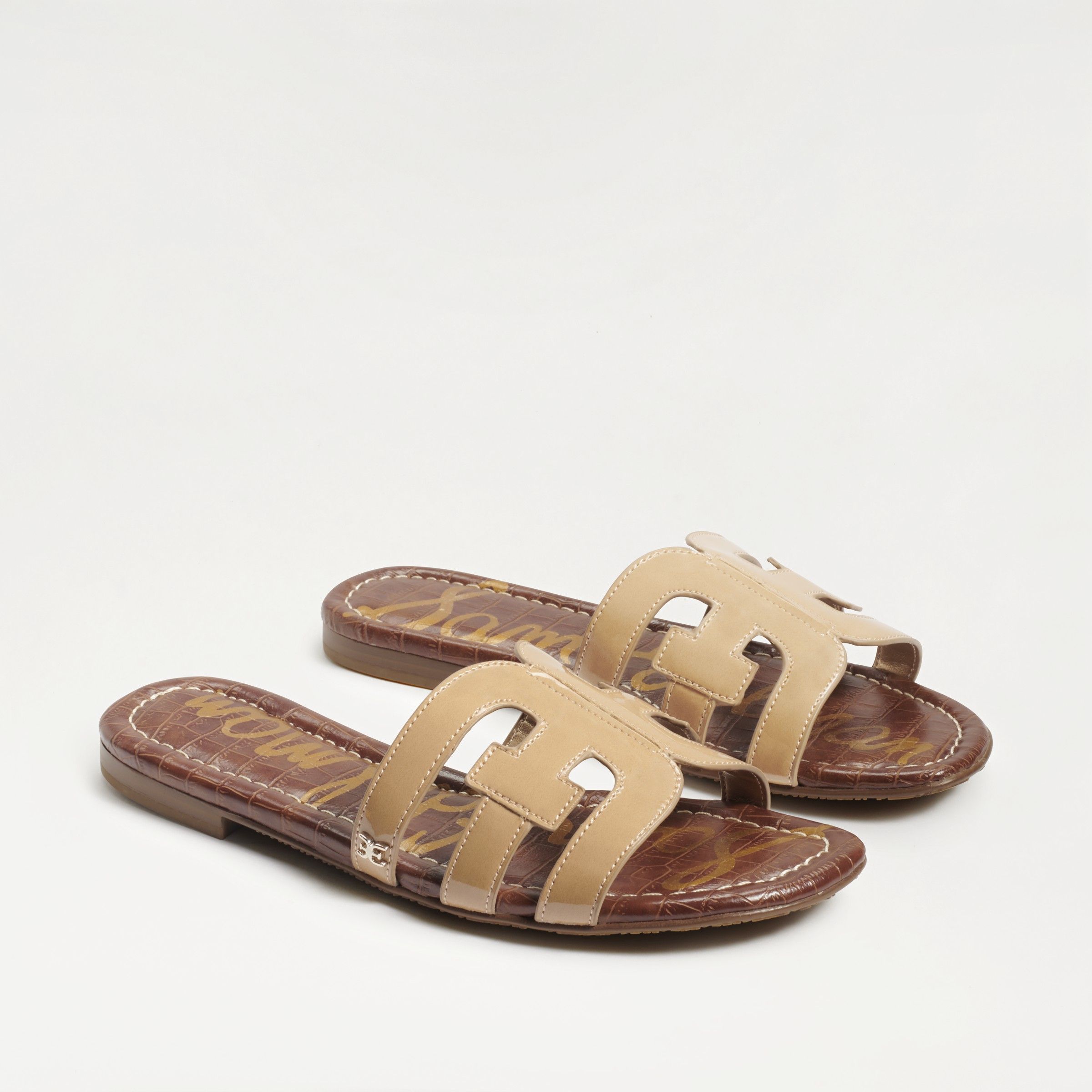 Sam Edelman Bay Slide Sandal Almond Patent | Sam Edelman