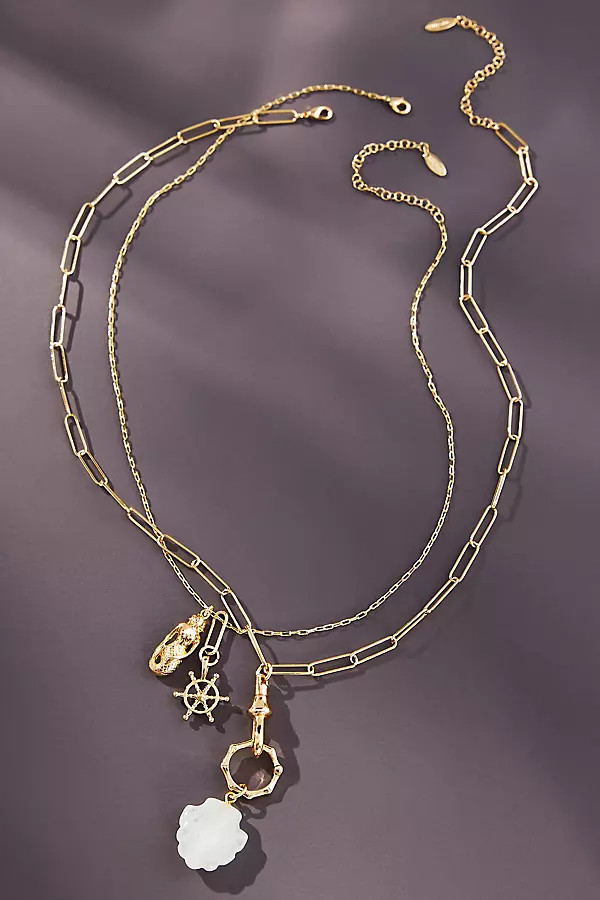 Smooth Sailing Necklaces, Set of 2 | Anthropologie (US)