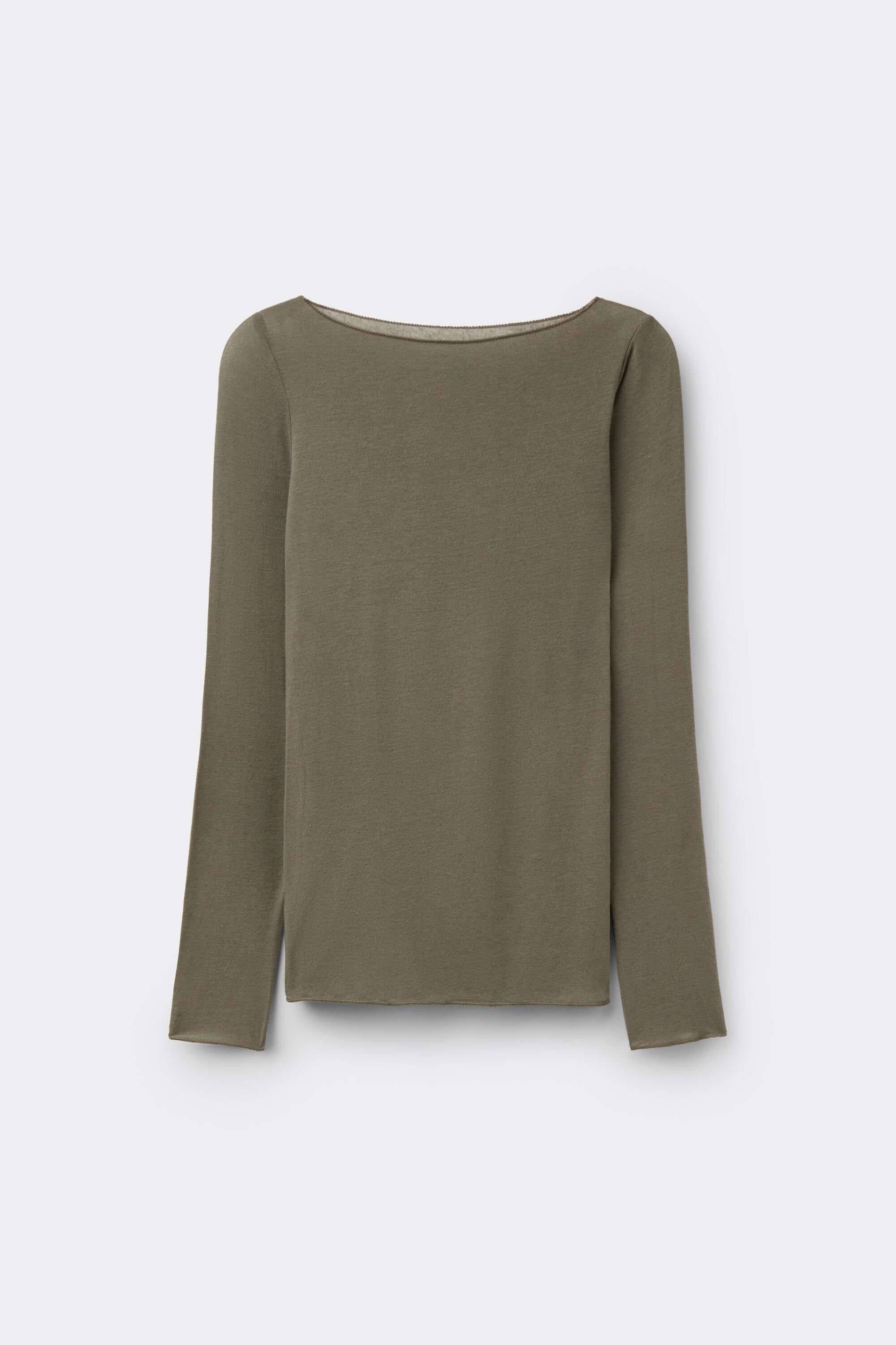 Sheer Cashmere Boat Neck Shirt | Intimissimi | Intimissimi (US)