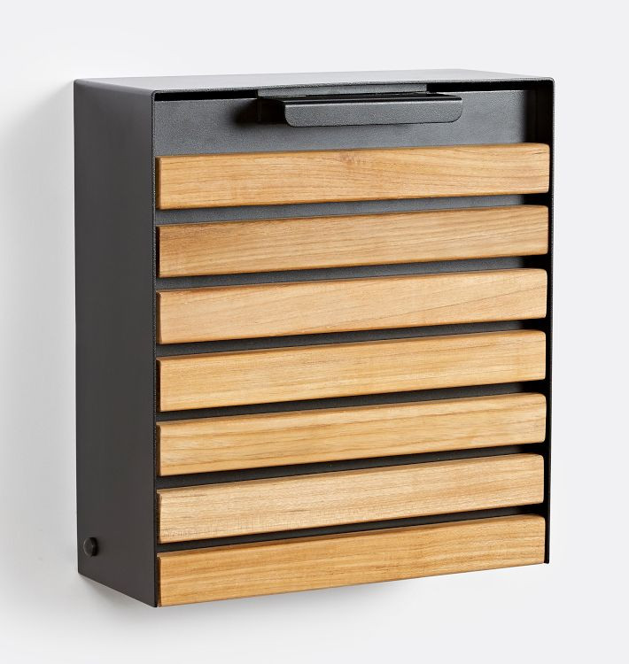 Jasper Teak Mailbox | Rejuvenation