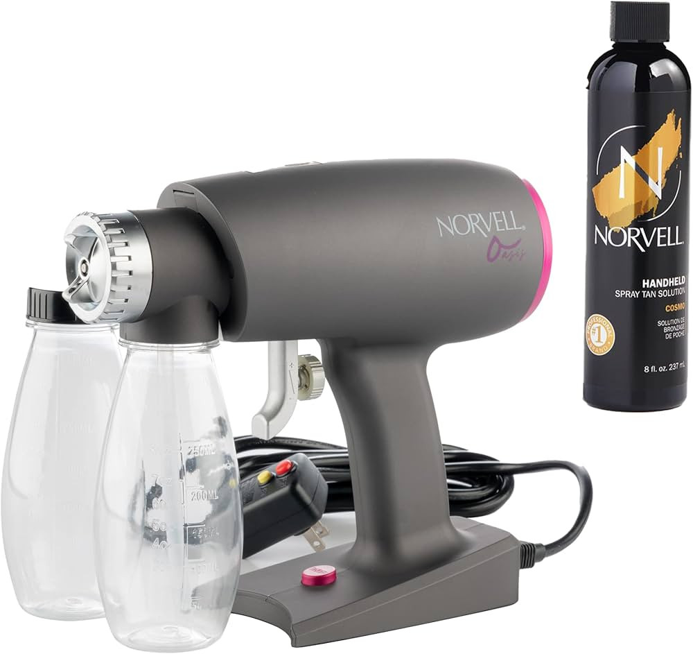 Oasis Spray Tan Machine Kit Bundled with Norvell Cosmo Airbrush Spray Tanning Sunless Solution | Amazon (US)