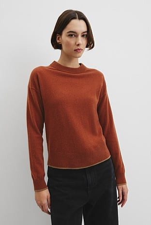 Tipped Crew Neck Knit | Country Road