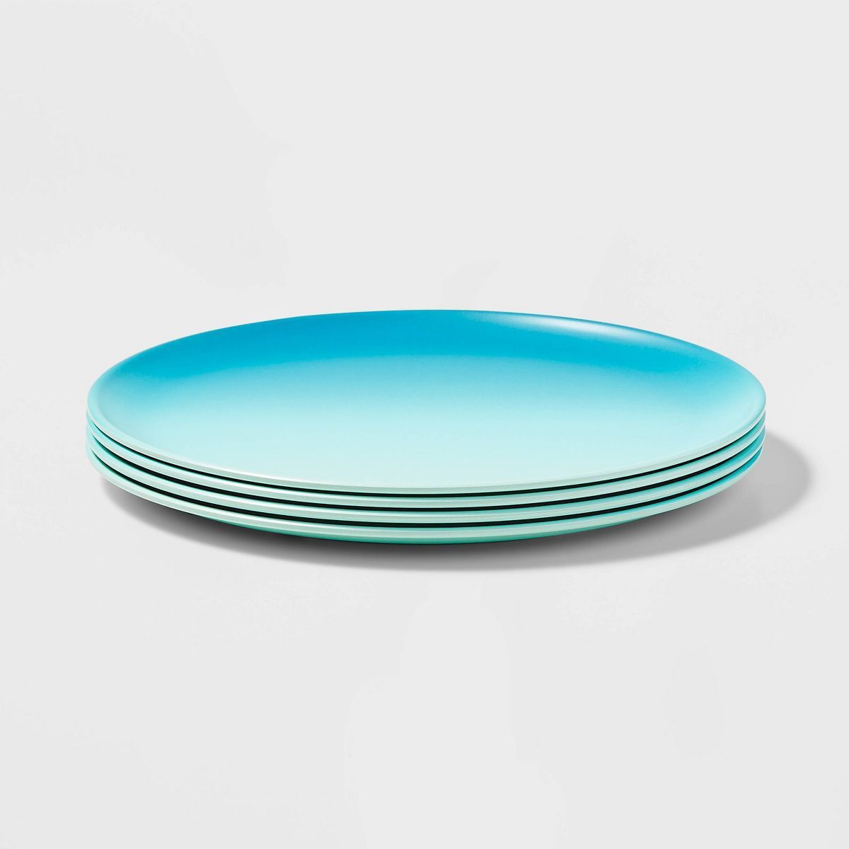 4pk Dinner Plates Blue Ombre - Sun Squad™ | Target