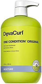 Amazon.com: DevaCurl One Condition Original Rich Cream Conditioner, Soft Lemongrass, 32 fl. oz. :... | Amazon (US)