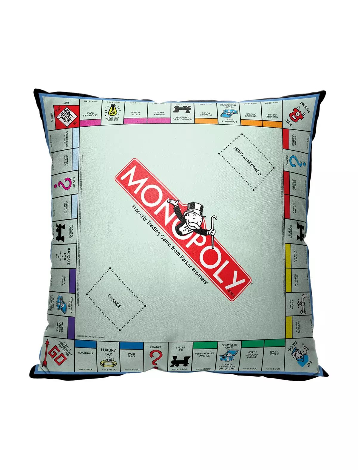 Monopoly Board Printed Throw Pillow | BoxLunch