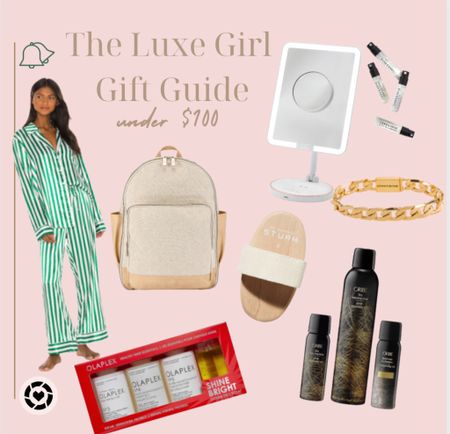 Cool girls gift guide under $100
Luxe gift
Silk pajama
Journal 
Beauty guru
Hair sets
Black Friday
College student 


#LTKGiftGuide #LTKunder100 #LTKCyberweek