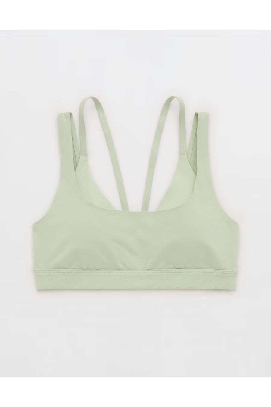 OFFLINE By Aerie The Hugger Layered Sports Bra Women's Dusty Sage XL | Aerie