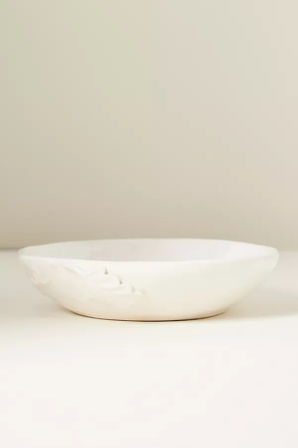 Oak Leaf Stoneware Pasta Bowls, Set of 4 | Anthropologie (US)