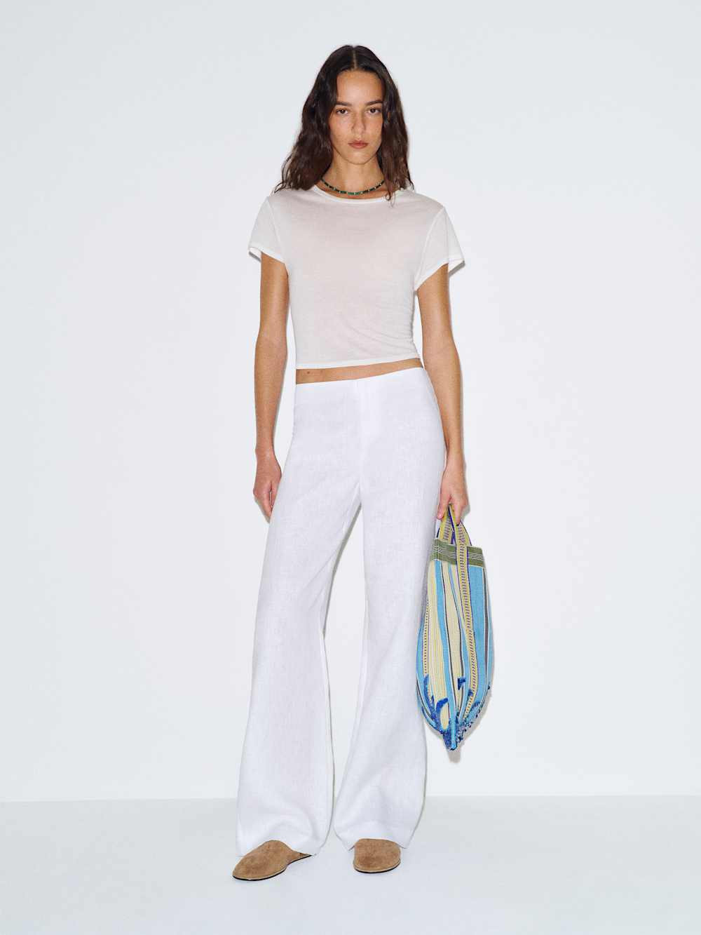 Vida Linen Low Rise Pant | Reformation (Global)