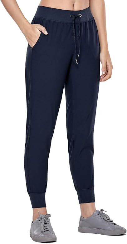 CRZ YOGA Women's Lightweight Joggers Pants with Pockets Drawstring Workout Running Pants with Ela... | Amazon (US)
