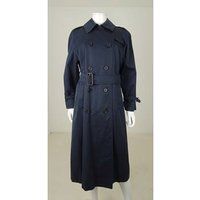 Aquascutum Size S Navy Trench Coat | Oxfam Online Shop