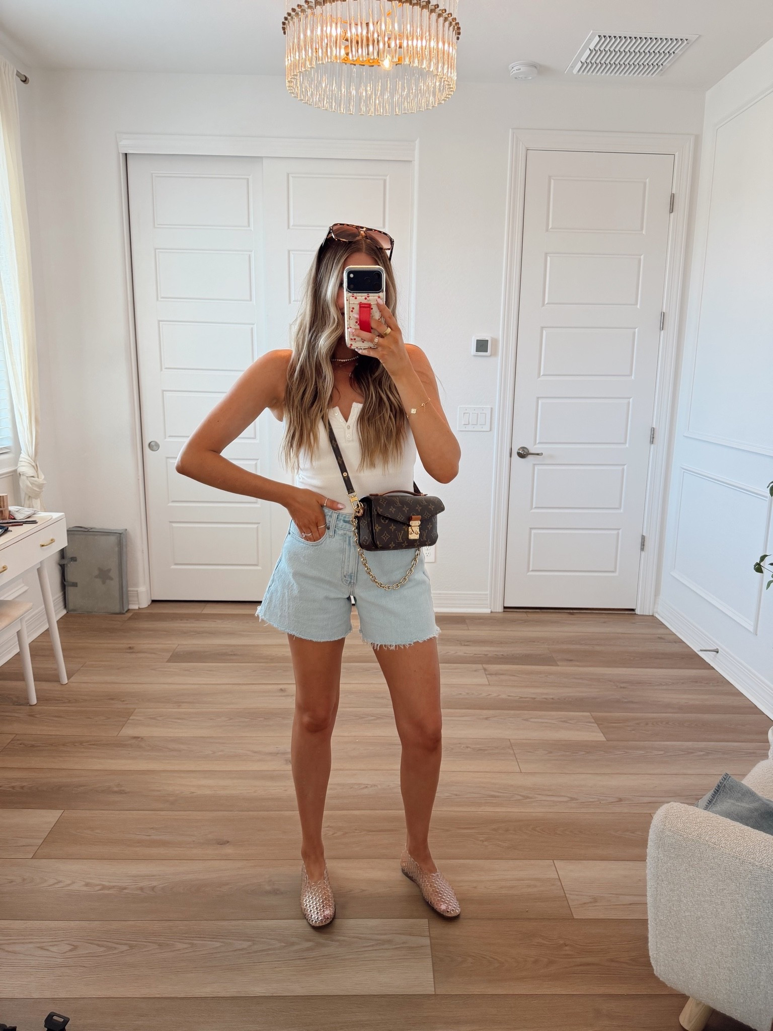 @abercrombie sale!! Wearing a 27 in the shorts and small in the cami