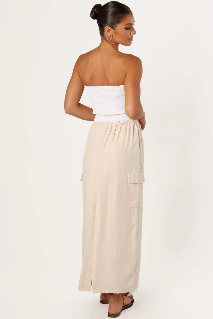 Picilo Long Midi Skirt - Stone | Petal & Pup (AU)