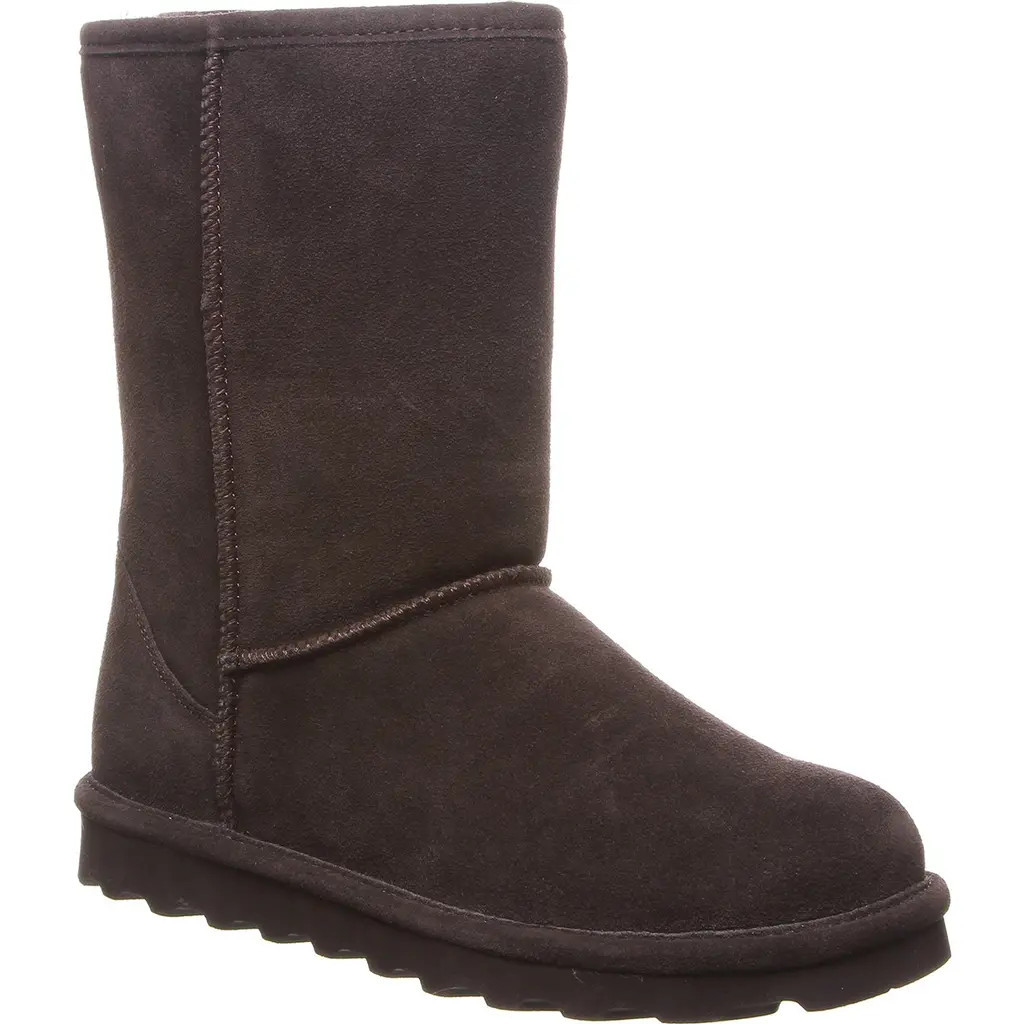 BEARPAW Elle Genuine Shearling Waterproof Boot in Chocolate 205 at Nordstrom Rack, Size 7 | Nordstrom Rack