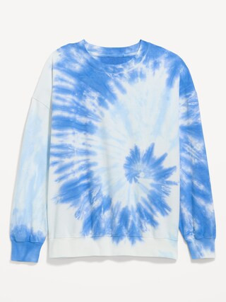 Oversized Crew-Neck Sweatshirt | Old Navy (US)