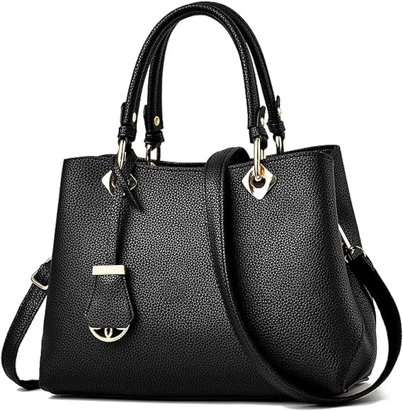 Purses and Handbags for Women Satchel Fashion Ladies Top Handle Shoulder Tote Bags | Amazon (US)
