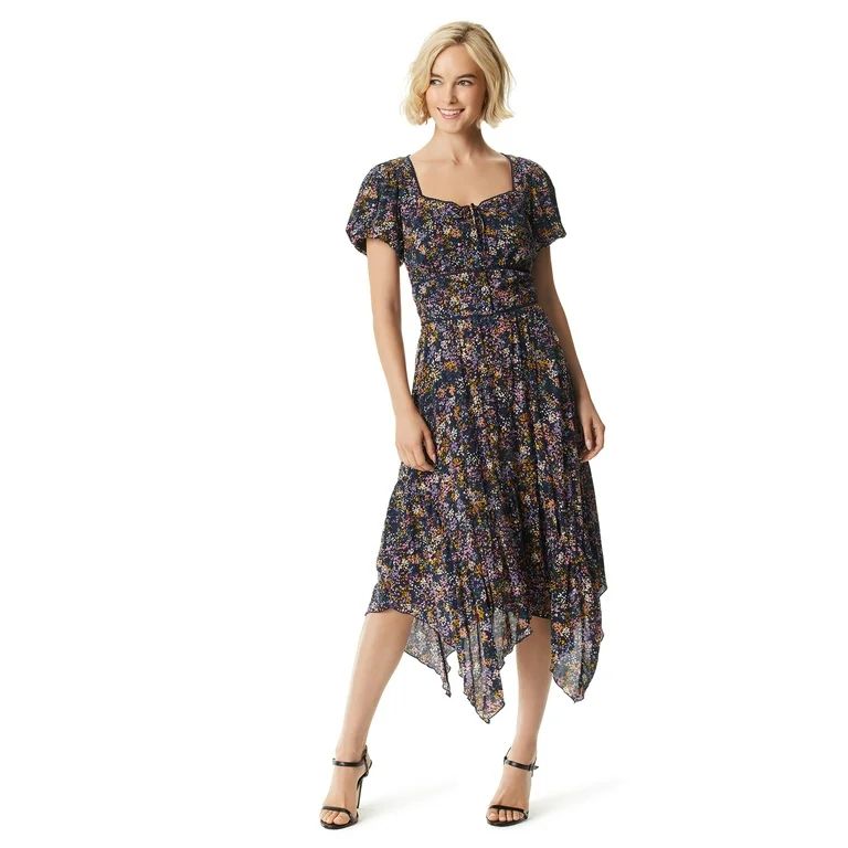 Jessica Simpson Women's and Women's Plus Margot Handkerchief Skirt | Walmart (US)