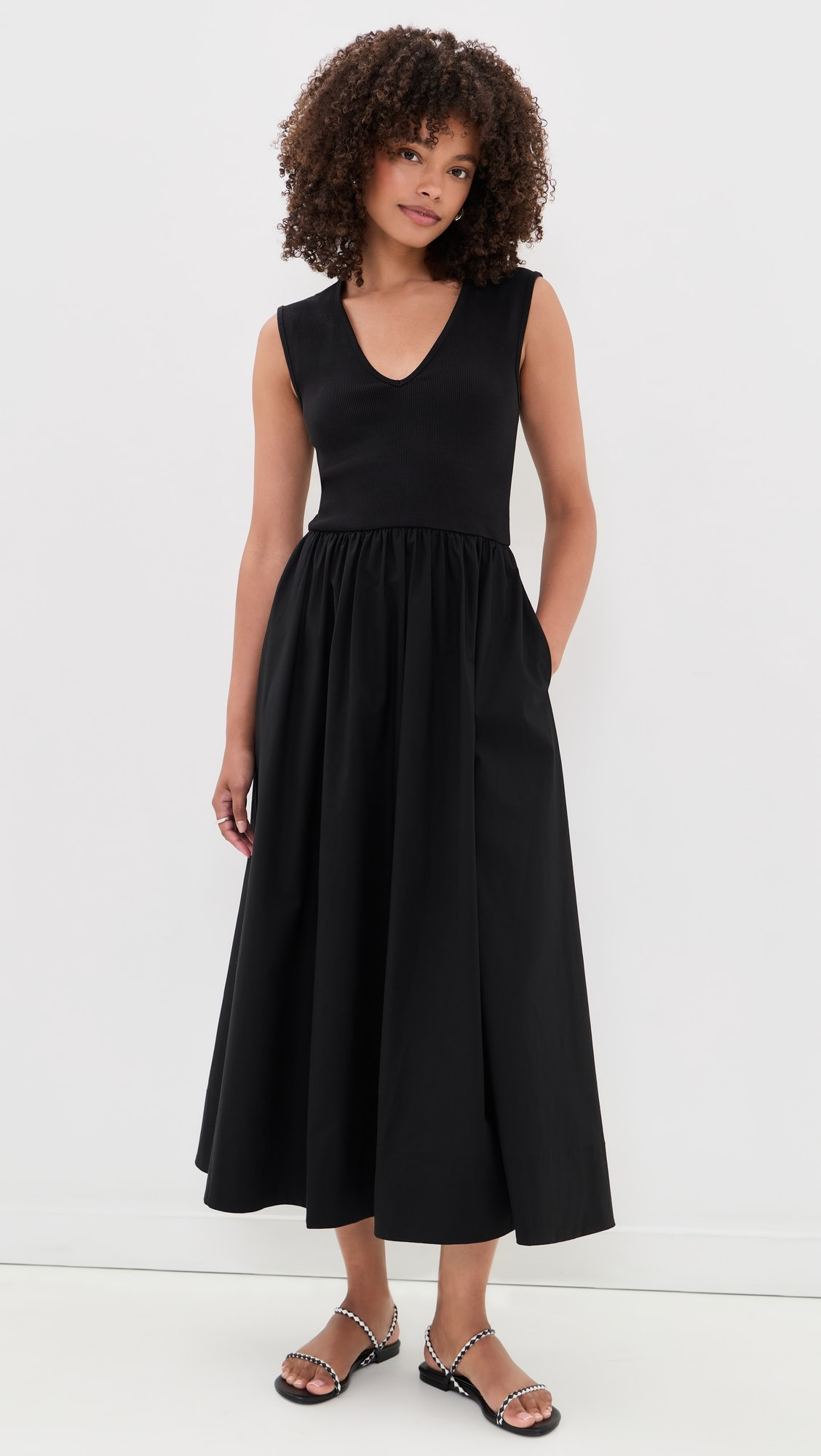 Sold Out NYC The V Neck RSVP Dress | Shopbop | Shopbop