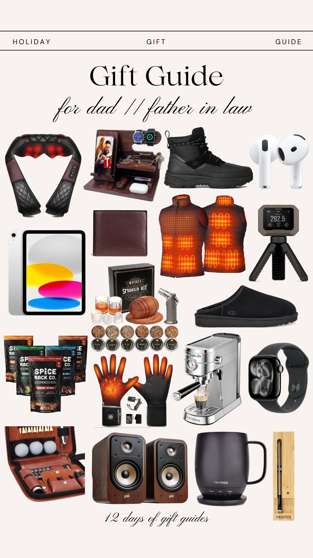 Day 10 of 12 Days of Gift Guides 🎁🔥
Gifts for Dad & Father-in-Law — the hardest people to shop for… made easy.
This guide is full of useful, practical, well-loved gift ideas he’ll actually appreciate and actually use.

Think cozy winter essentials, upgraded everyday basics, kitchen + tech favourites, and classic “dad-approved” picks. Perfect for Christmas gifts for Dad, stocking stuffers, and Father-in-Law holiday gifting.

These always disappear fast — shop now to get the best gifts for him this season 🎄✨
Holiday gifts for Dad • Father-in-Law gifts • Men’s gift ideas 2025 

 #LTKwinter #LTKgiftguide #LTKholiday