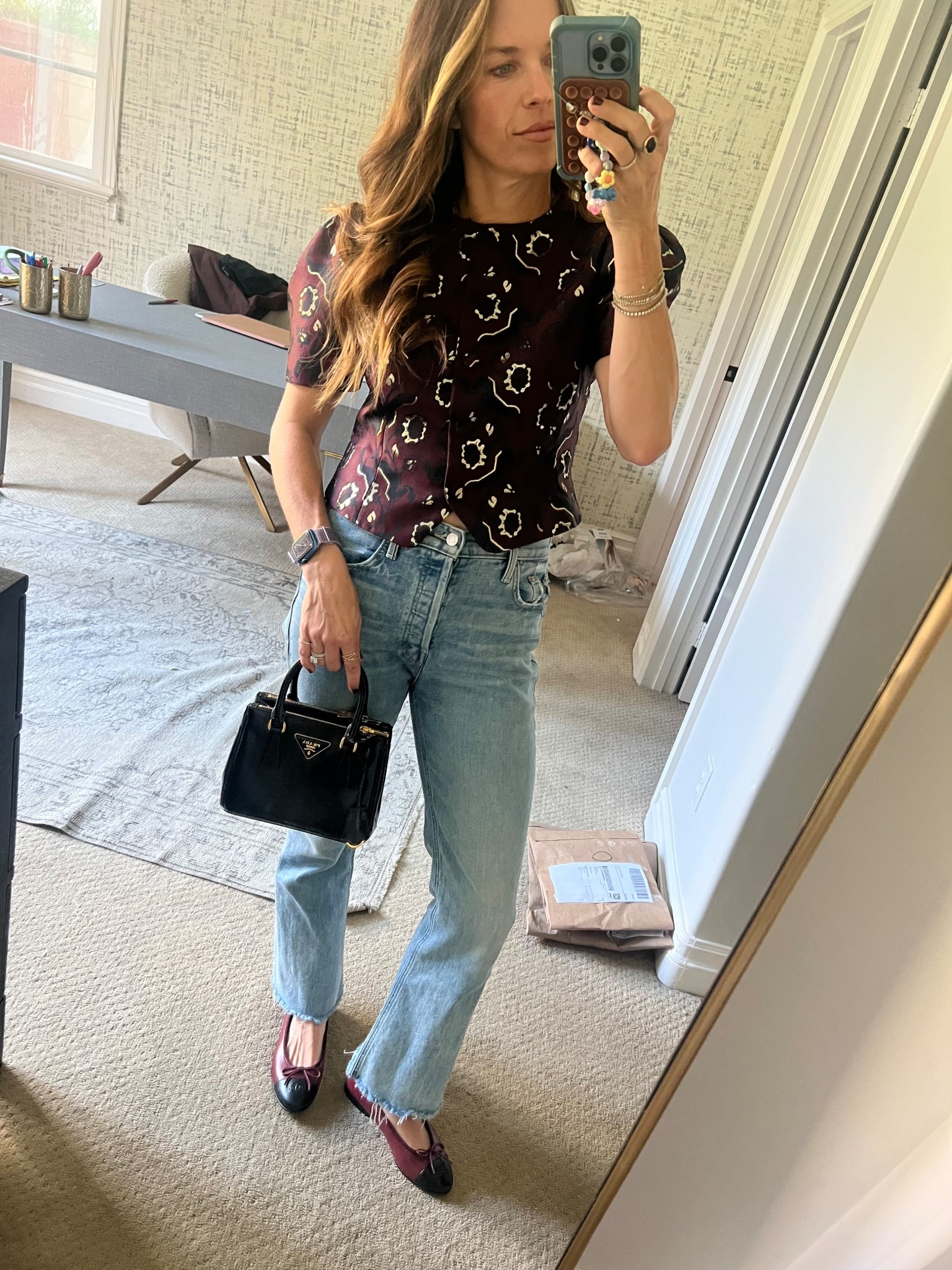 Cool girl style, simple style, co girl aesthetic, Chanel ballerinas, Prada bag, cool girl vibes 

#LTKOver40 #LTKParties #LTKSeasonal