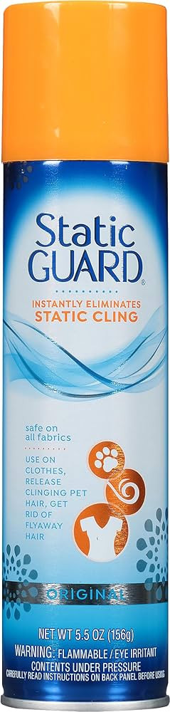 Static Guard Fabric Spray, 5.5 Ounce Can | Amazon (US)