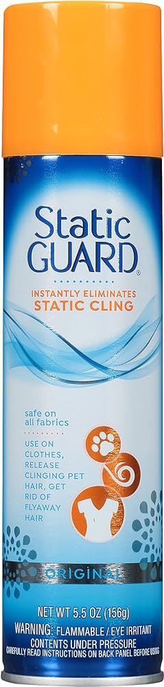 Static Guard Fabric Spray, 5.5 Ounce Can | Amazon (US)