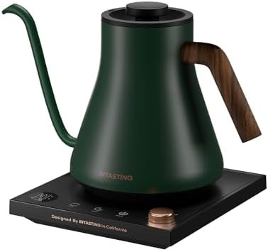 INTASTING Electric Kettles, Gooseneck Electric Kettle, ±1℉ Temperature Control, Stainless Stee... | Amazon (US)