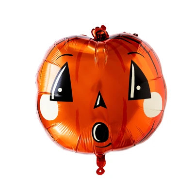 Vintage Halloween Pumpkin Mylar Balloon | My Mind's Eye