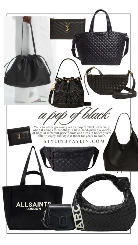 A pop of black 🖤 you can’t go wrong with black and these bags are the perfect addition to your collection! Handpicked a couple of different sizes and prices for you #StylinbyAylin

#LTKfindsunder100 #LTKstyletip