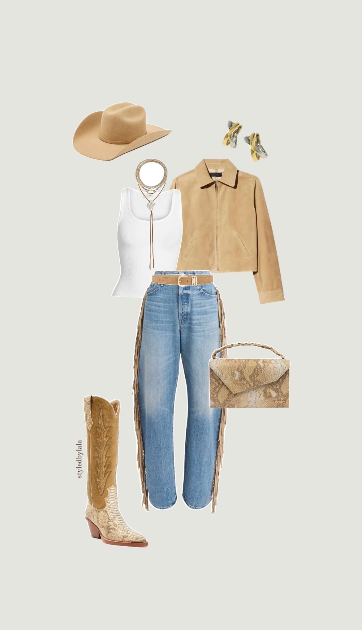 Boots are WonderWest the Havannah boot and the bag is wura nyc the wura bag in snake