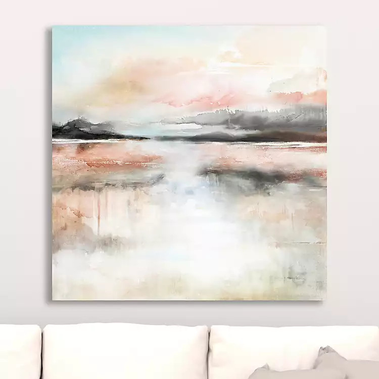 Blush Scape Giclee Canvas Art Print | Kirkland's Home