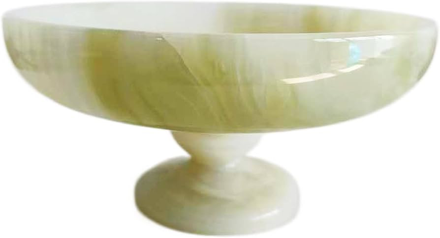 Light green Onyx Decorative Tray Storage of dried fruits and nut Snacks Serving Onyx Jade Tray wi... | Amazon (US)
