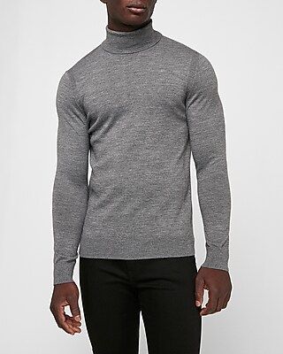 Merino Wool-Blend Thermal Regulating Turtleneck Sweater | Express