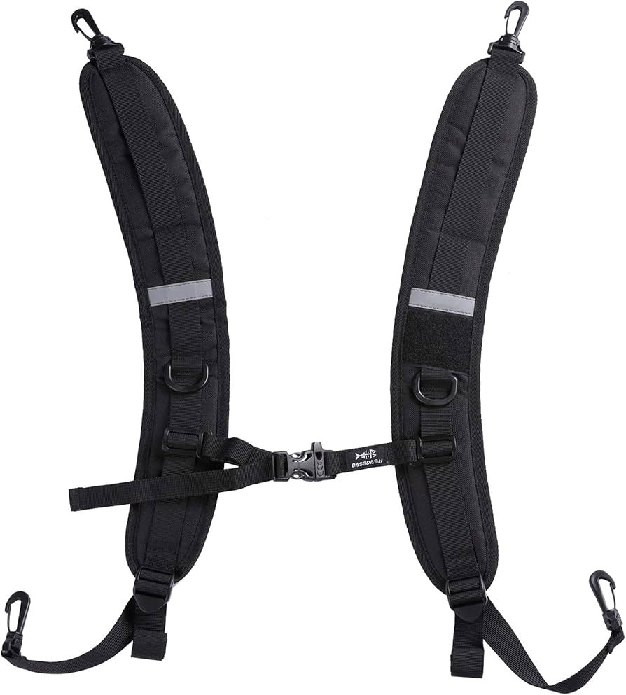 BASSDASH Backpack Straps Replacement Adjustable Padded Shoulder Straps for Backpack Dry Bag | Amazon (US)