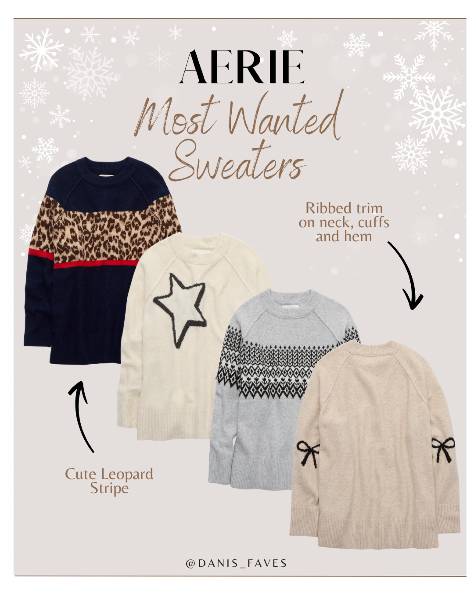 Aerie has the coziest sweaters!  

They are On Sale today but not for long! 40% Off 🚨

#sweaterseason #salealert #giftsforher

#LTKSaleAlert #LTKSeasonal #LTKHoliday