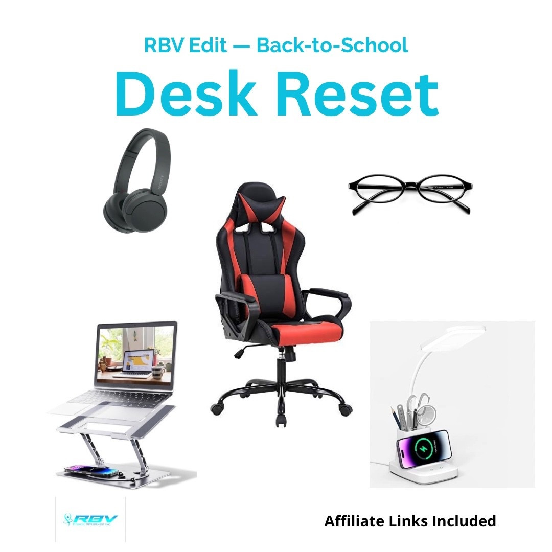 Set your teen up for success this school year with posture-smart desk essentials. As a PT (and mom), these are my top picks to keep study time comfortable and focused!

#LTKFinds #LTKHome #LTKBacktoSchool #BackToSchool #DeskReset #StudyEssentials #TeenDeskSetup #HomeworkStation #ErgonomicChair #RBVPhysicalDevelopment