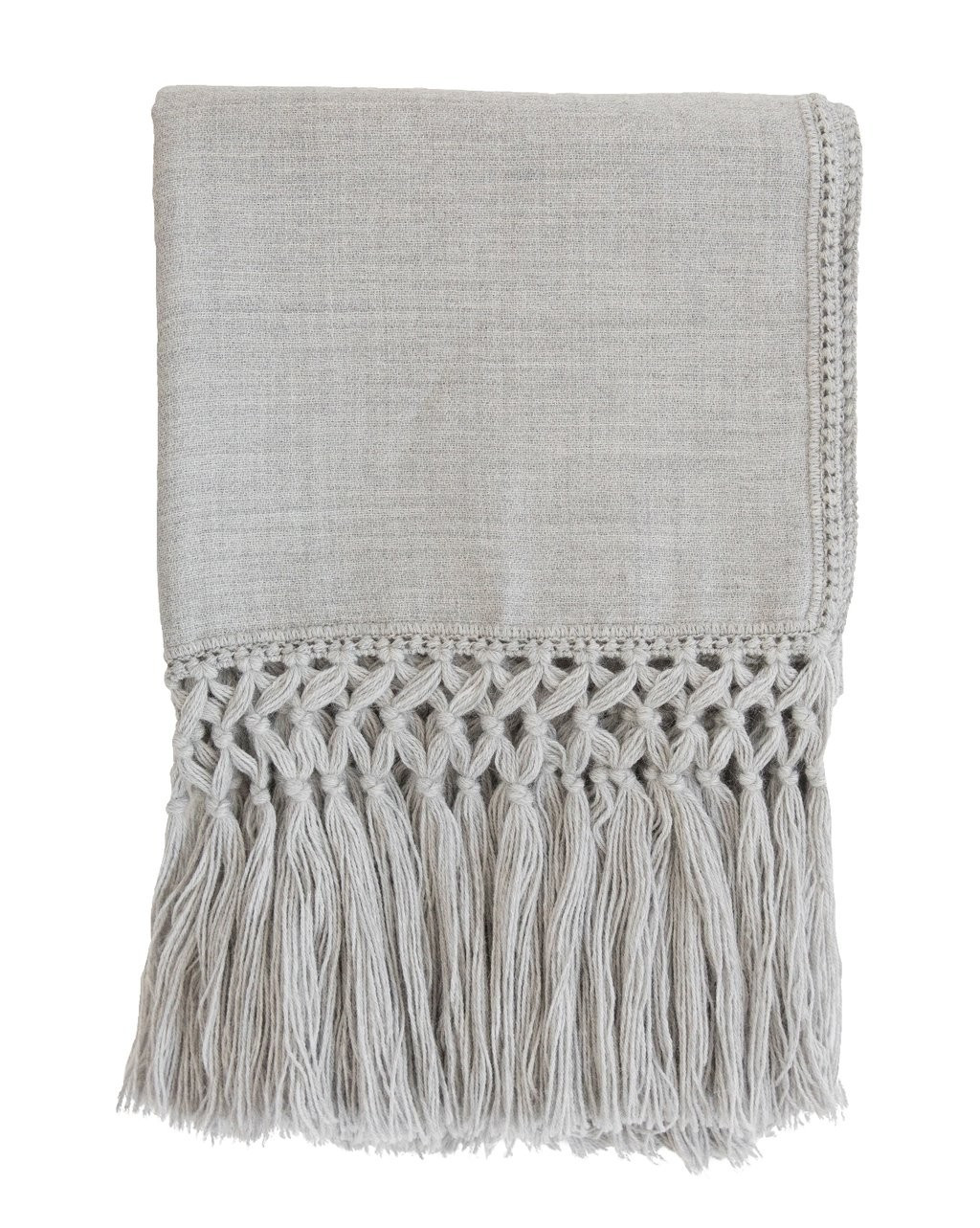 Fringed Alpaca Throw | McGee & Co.