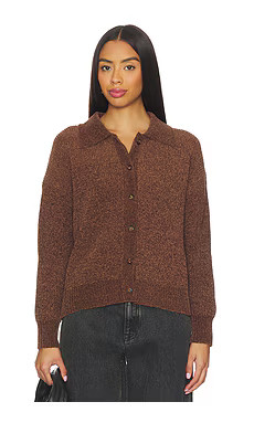 Central Park West Stella Robbie Polo in Chocolate from Revolve.com | Revolve Clothing (Global)