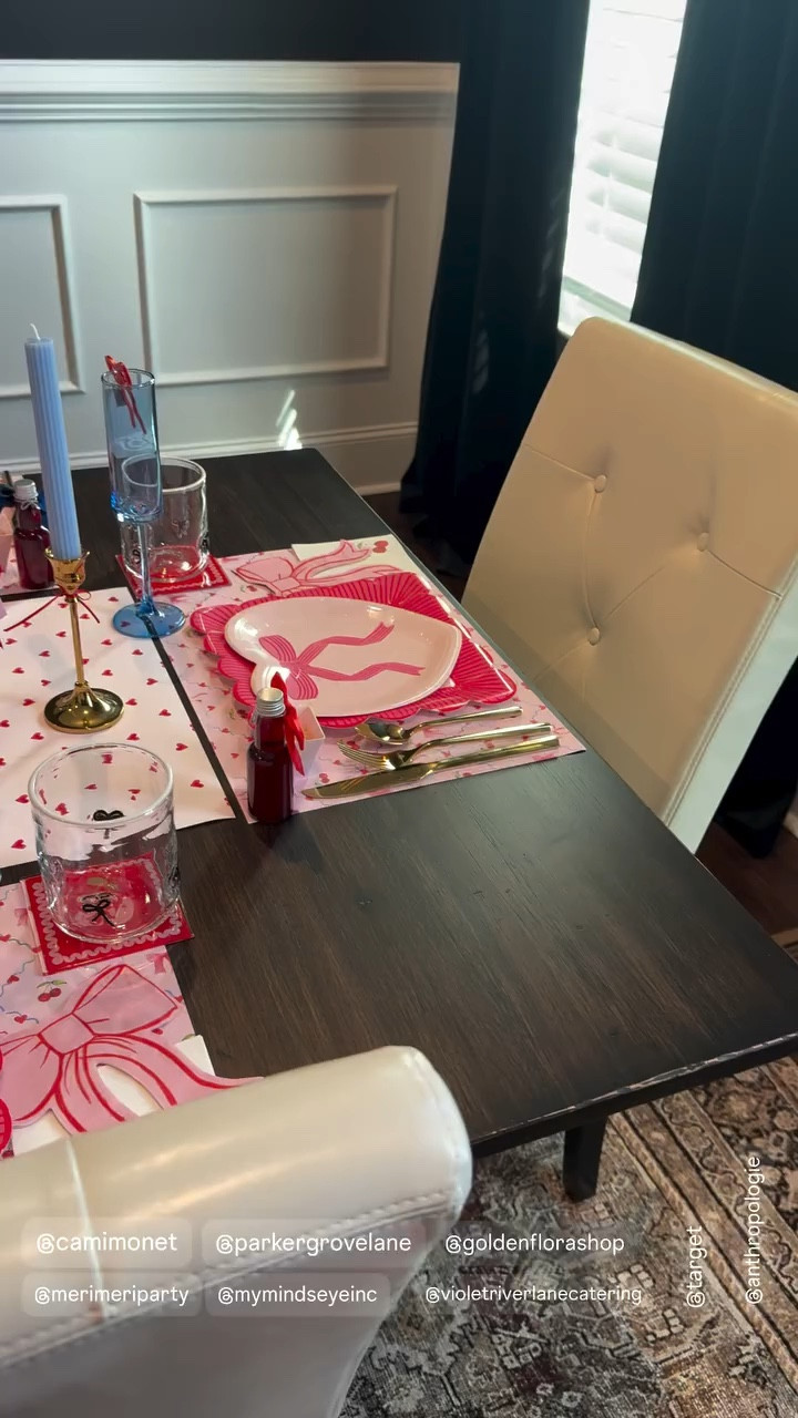 Cherries and bows are top party themes this year.  I added a pop of blue (Cobalt is one of my favorite colors) to keep the design unique for a fabulous belated birthday/ Galentine’s party.  After brunch a local friend/ florist taught a floral arrangement workshop! It was a great event! 

#LTKParties